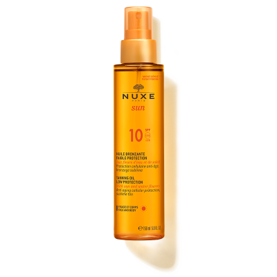 NUXE sun Защитное масло для загара для лица и тела SPF 10, 150 мл